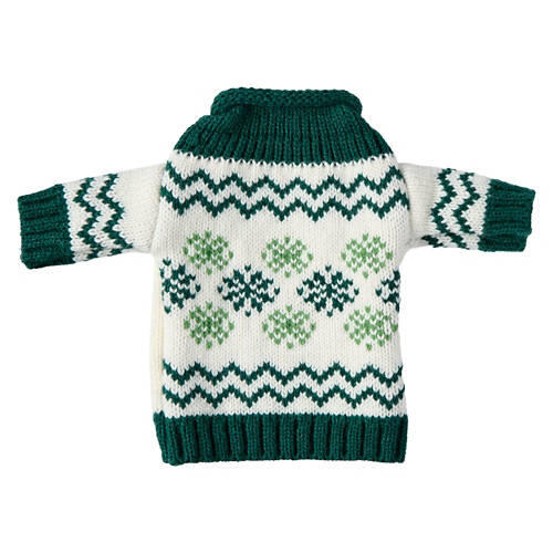 Ugly Sweater Wine Bottle Cover - Nordic Pattern
