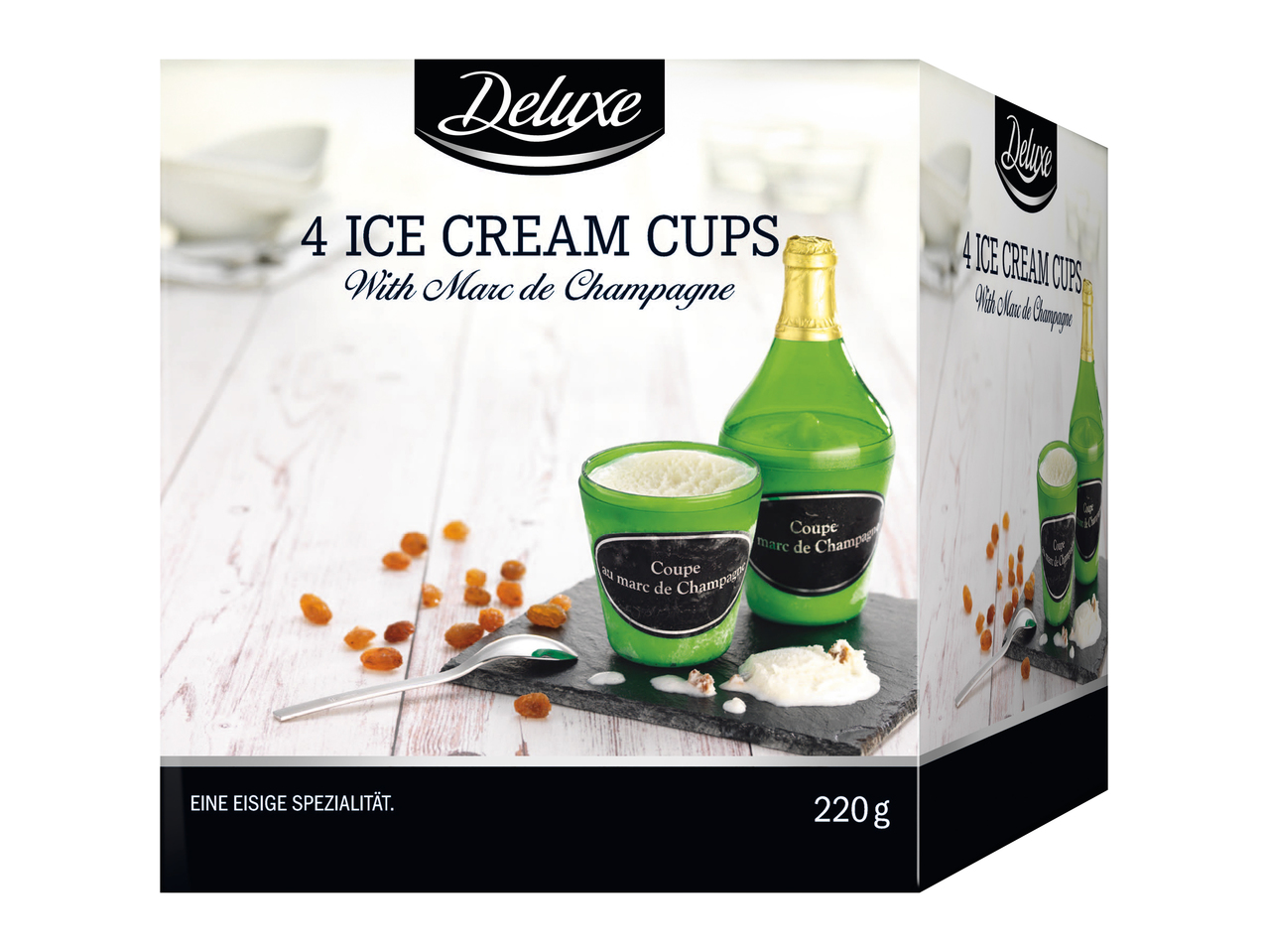 Glace au champagne