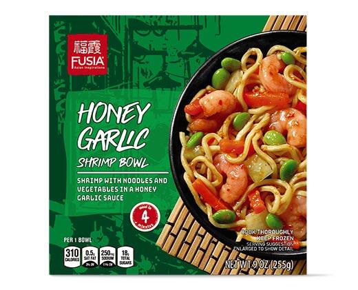 Fusia Asian Inspirations 
 Garlic Shrimp or Garlic Chicken Bowl