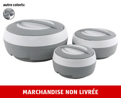 CROFTON(R) 
 LOT DE SALADIERS ISOTHERMES, 3 PIÈCES