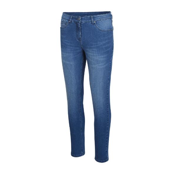 UP2FASHION(R) 				Jeans Capri/ Cropped para Senhora