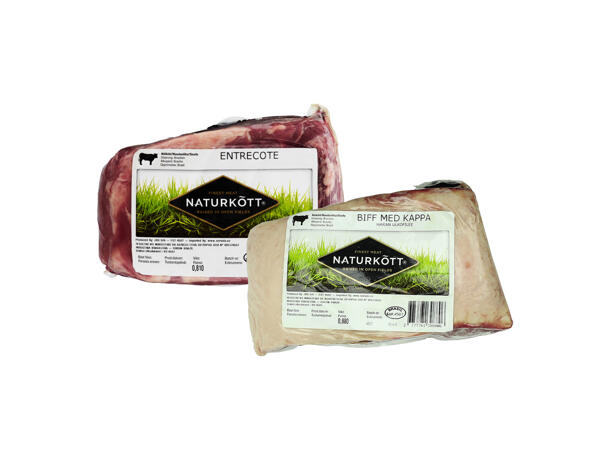 Naturkött färsk Entrecôte/Biff med kappa