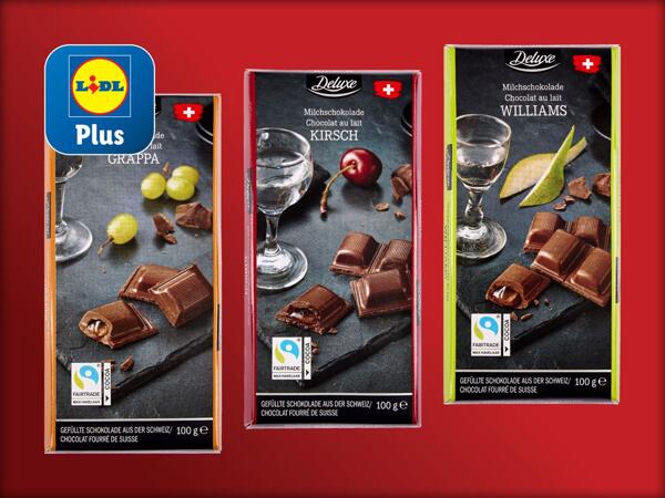 Tavoletta di cioccolato al liquore "Sélection"