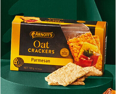 Arnott's Oat Crackers Parmesan 100g