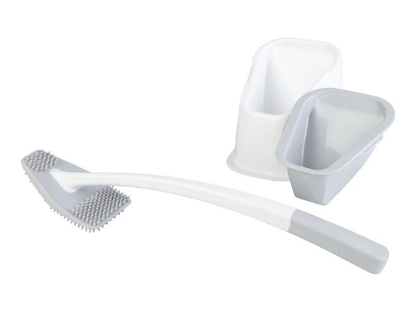 Livarno Home Bristle-Free Toilet Brush Set
