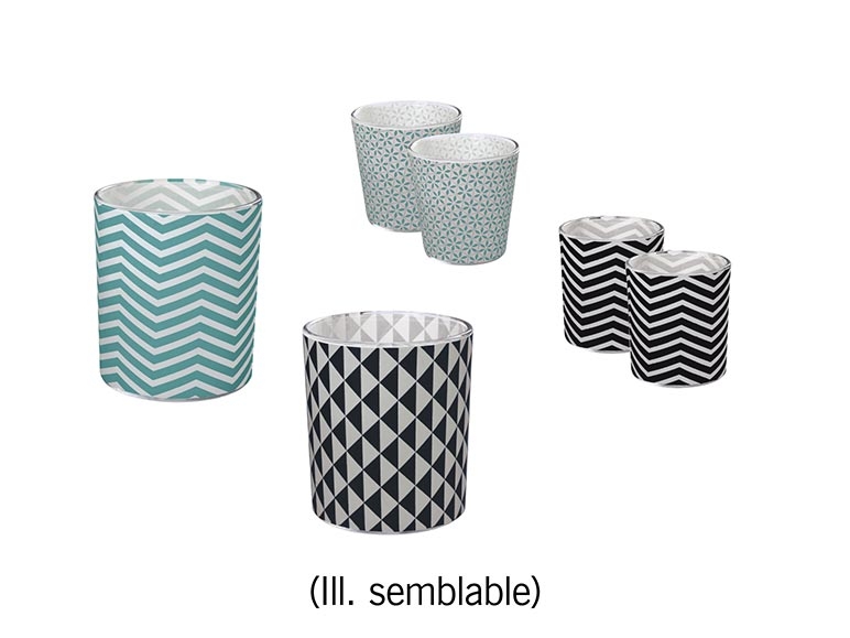 Assortiment des photophores, la pièce/ lot de 2