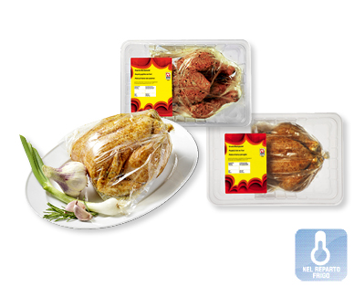 Pollo da arrostire all'aglio/alla paprica