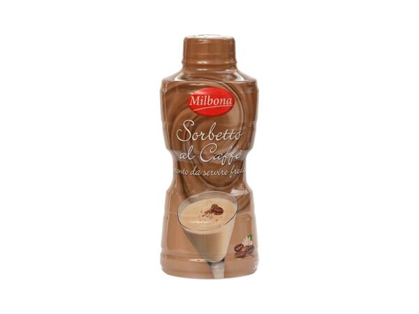 Coffee sorbet