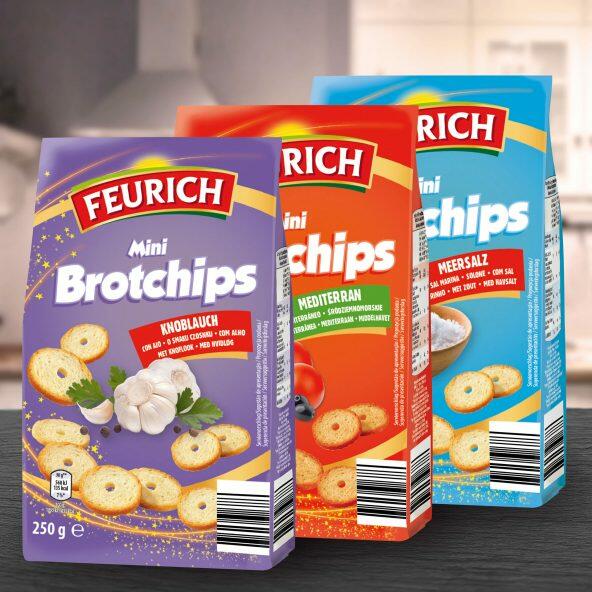 Mini brødchips