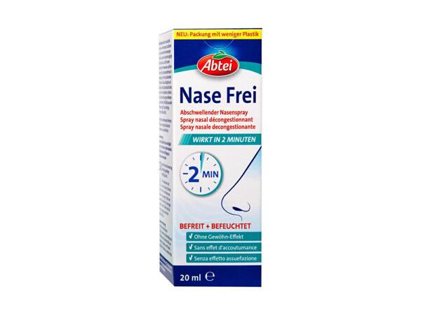 Spray nasal décongestionnant en 2 minutes Abtei
