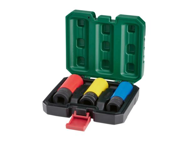 Parkside Impact Wheel Socket Set - 3 piece set
