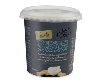 Specially Selected West Country Vanilla Double Cream