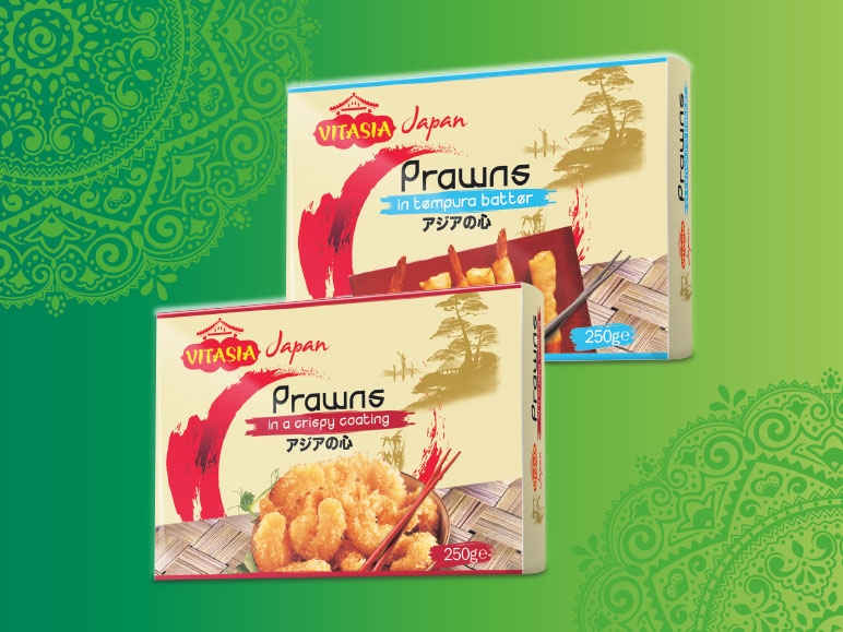 Mix asiatique de crevettes