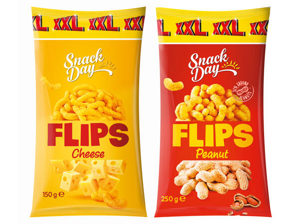 Flips 125 g + 25 g gratis/ 200 g + 50 g gratis