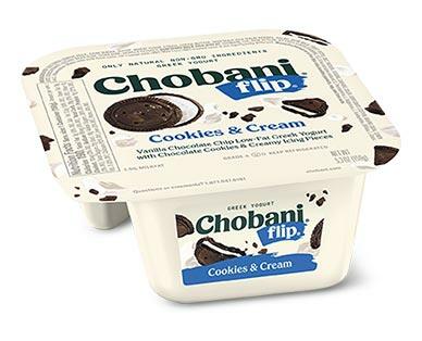 Chobani Flip 
 Cookies & Cream Greek Yogurt