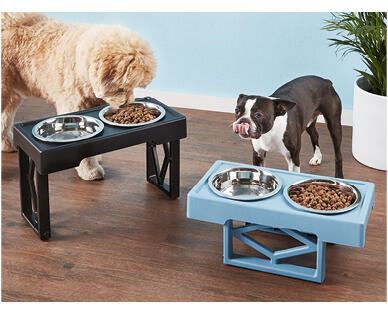 Petzone Designer Diner Adjustable Dog Feeder