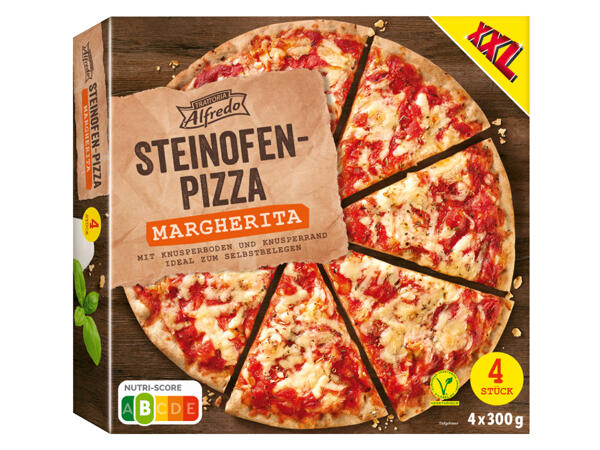Steinofenpizza Margherita 3 Pizzen + 1 Pizza gratis