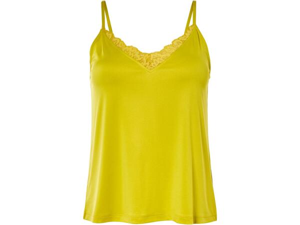 Ladies' vest top with lace