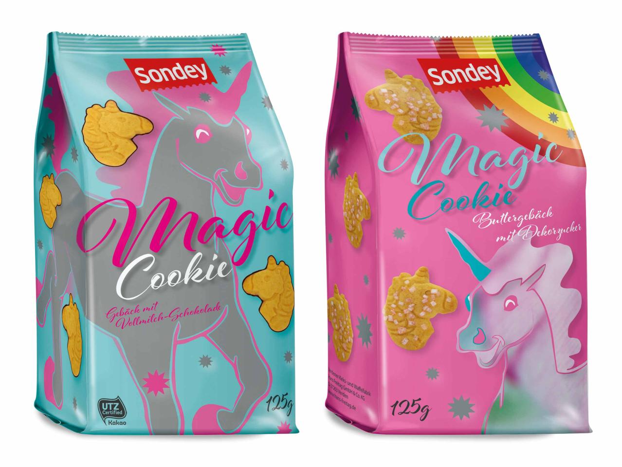Biscotti a forma di unicorno