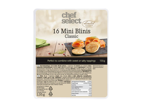 Mini Cocktail Blinis