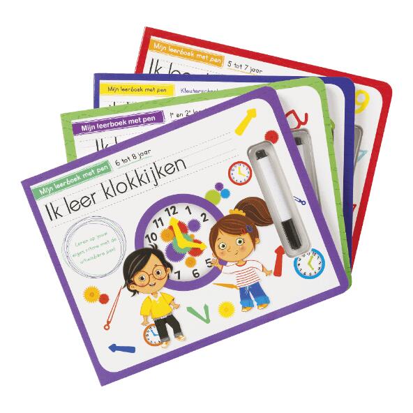 Leerboek met pen