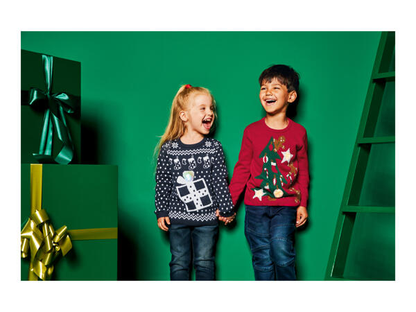 Lupilu Infants' Light-Up Christmas Jumper