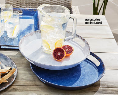 Premium Melamine Round Tray