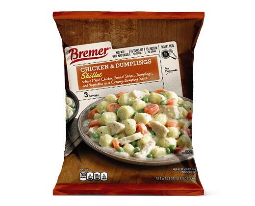Bremer 
 Homestyle Beef or Chicken & Dumplings Skillet