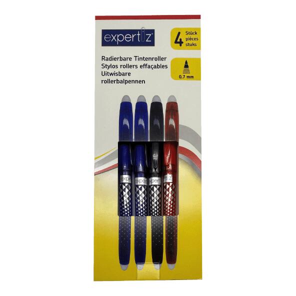 EXPERTIZ(R) Radierbare Kugelschreiber (4 St.) oder Ersatzminen (6 St.)