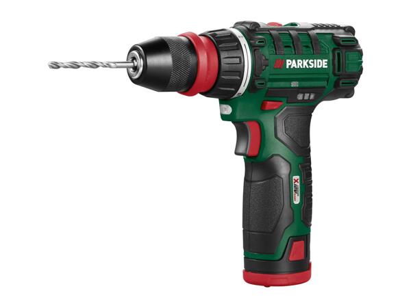 Parkside 12V Cordless Drill Driver Set