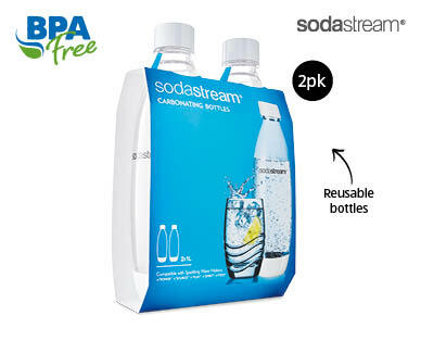 SODASTREAM(R) 1L Carbonating Bottles 2 Pack
