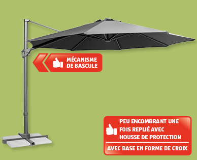 Parasol suspendu en aluminium GARDENLINE(R)