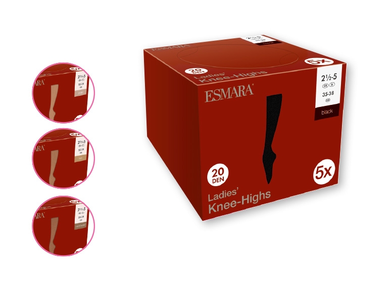 Esmara Ladies' Knee-High Socks