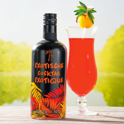 Exotischer Cocktail