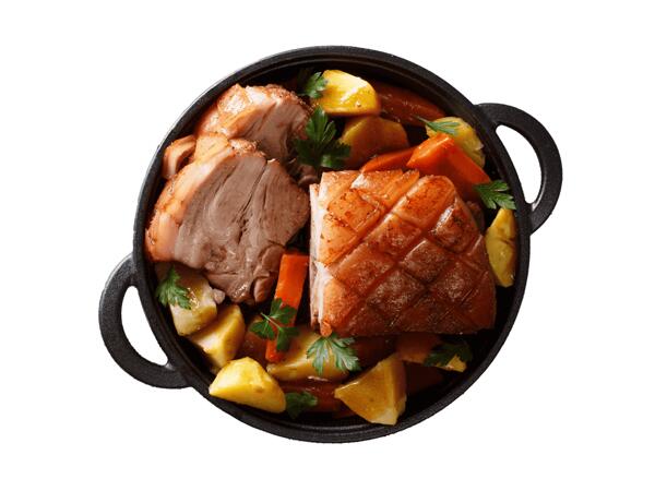 Frischer Schweinebauch im Stück