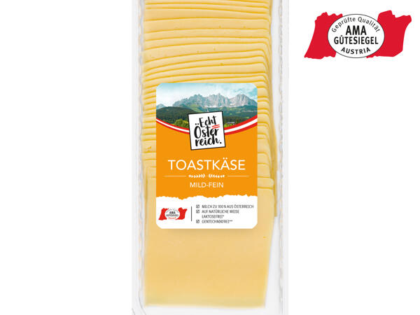 Toastkäse in Scheiben