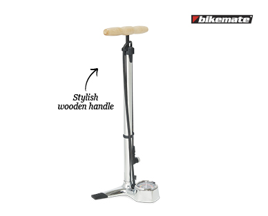 High Polish Aluminium Floor Pump