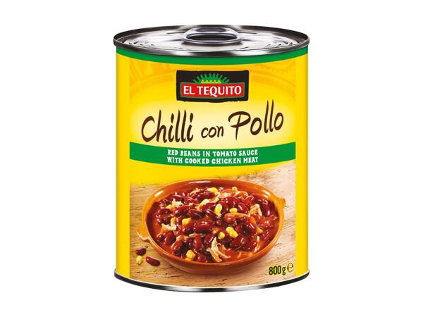 CHILI CON CARNE / CHILLI CON POLLO