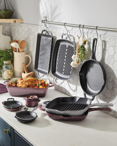 Black Cast Iron Mini Frying Pan