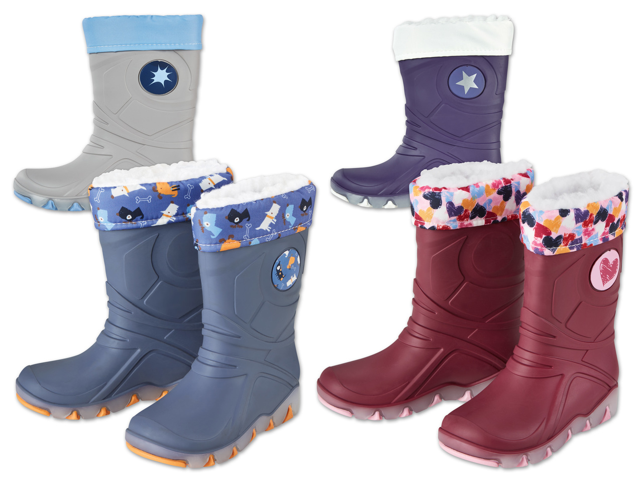 LUPILU(R) Kleinkinder Blinkregenstiefel1