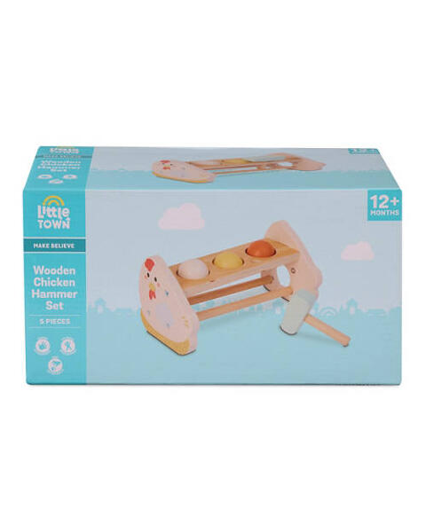 Wooden Ramp Racer/Hammer Set
