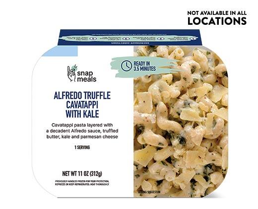 Snap Meals 
 Alfredo Truffle or Penne with Spicy Marinara
