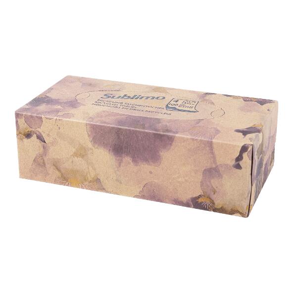 SUBLIMO(R) 				Mouchoirs en fibres recyclées, 100 pcs