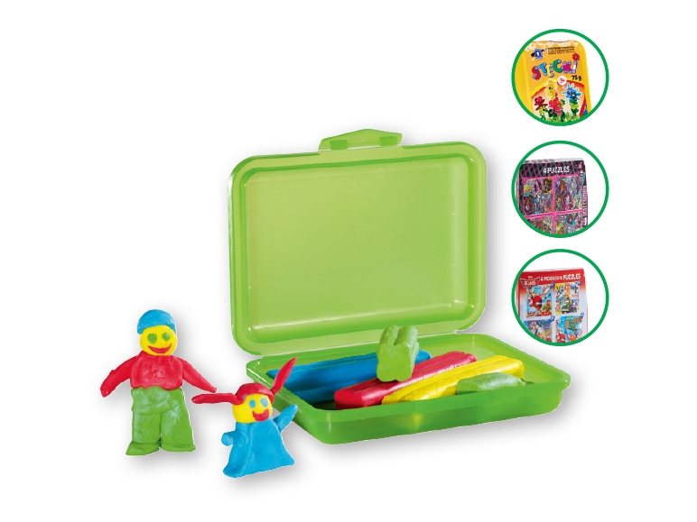 Feuchtmann(R) Kids' Plasticine, Colouring Paints, Connecting Set