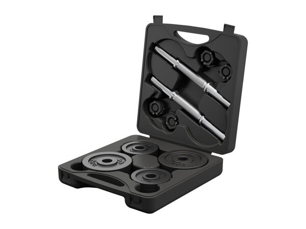 Crivit 20kg Adjustable Dumbbell Set