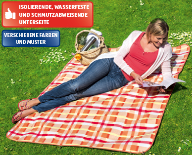 MY LIVING STYLE Camping-/Picknick-Decke