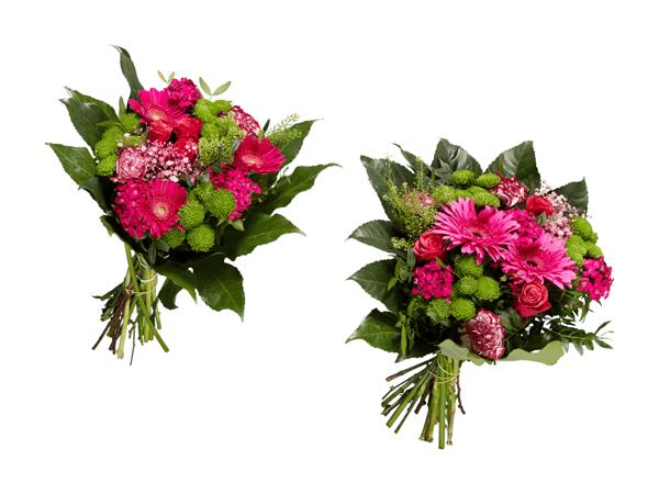 Bouquet de fleurs cerise