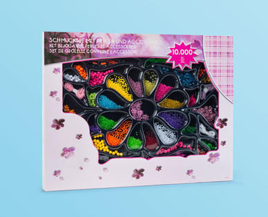 Schmuckset mit Perlen und Accessoires, 10.000-teilig
