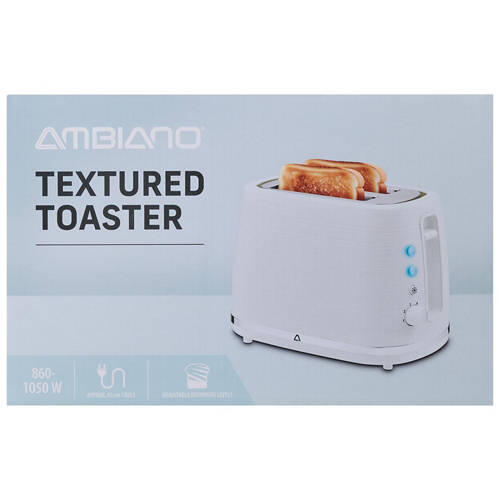 2 Slice Textured Toaster