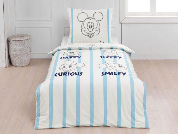 Mickey eller Minnie Mouse sengetøj